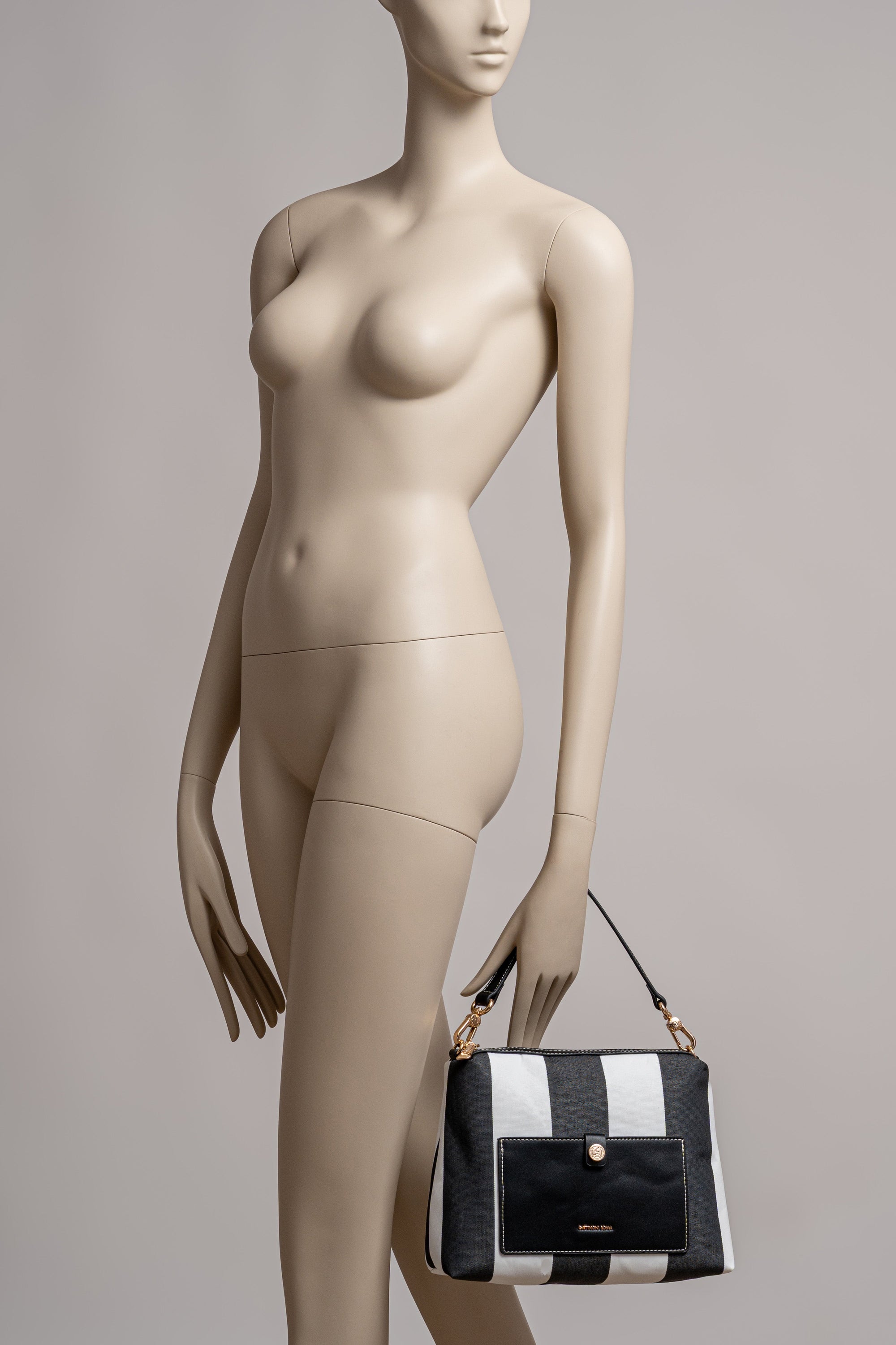 Shopping Bag Fernanda Straw Large Black