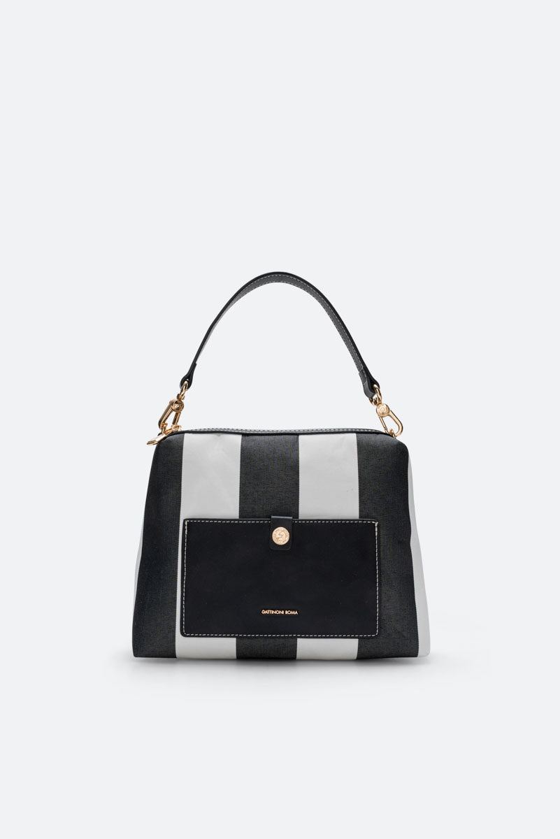 Shopping Bag Fernanda Straw Large Black