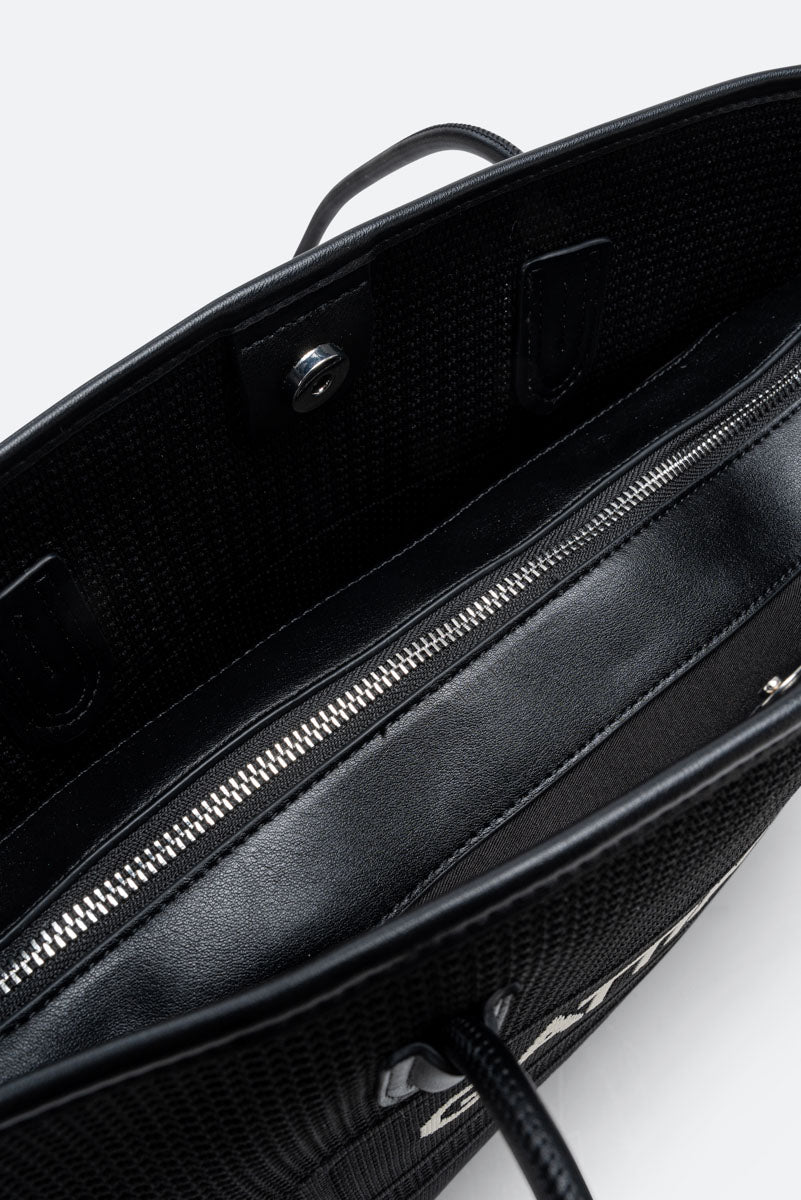 Nadia Black Shopping Bag