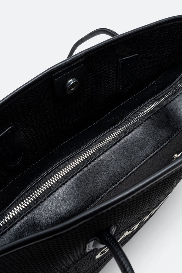 Nadia Black Shopping Bag