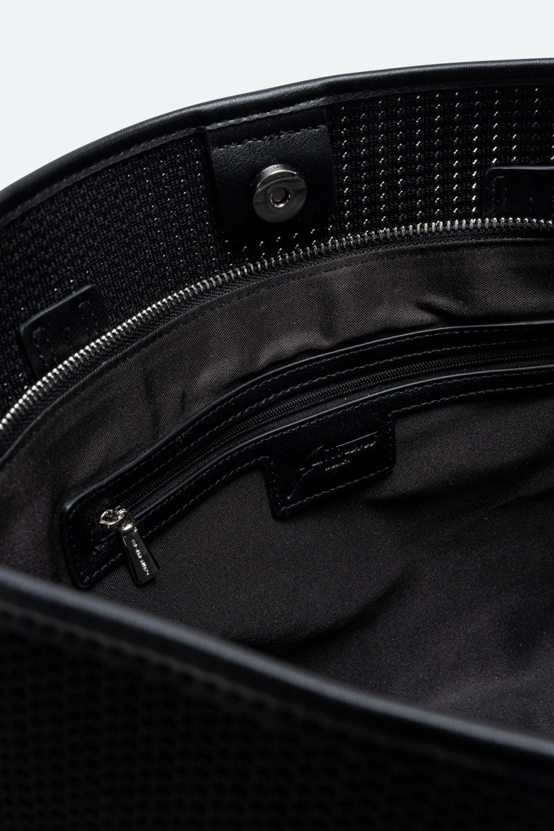 Nadia Black Shopping Bag