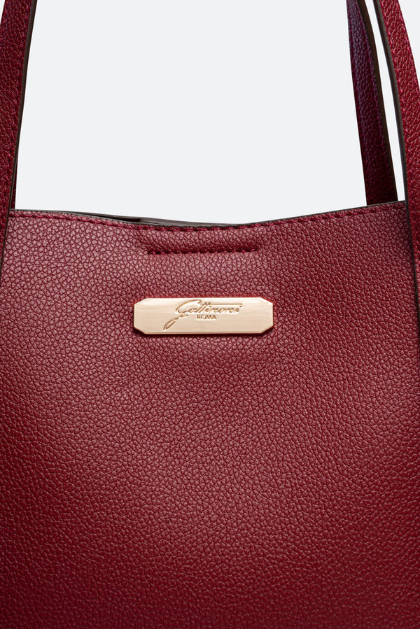 Medium Shopping Roomy Red