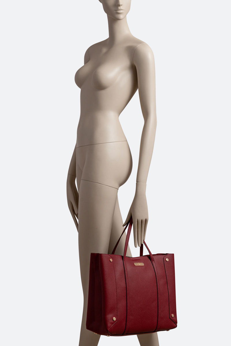 Medium Shopping Roomy Red