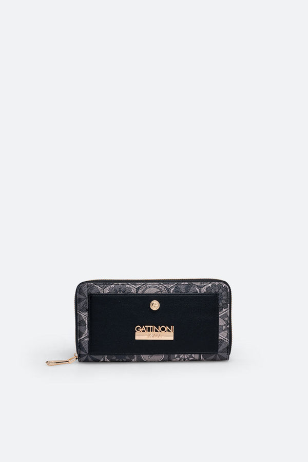 Teodosia Smoke Zip Wallet
