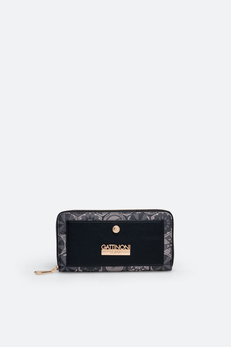 Teodosia Smoke Zip Wallet