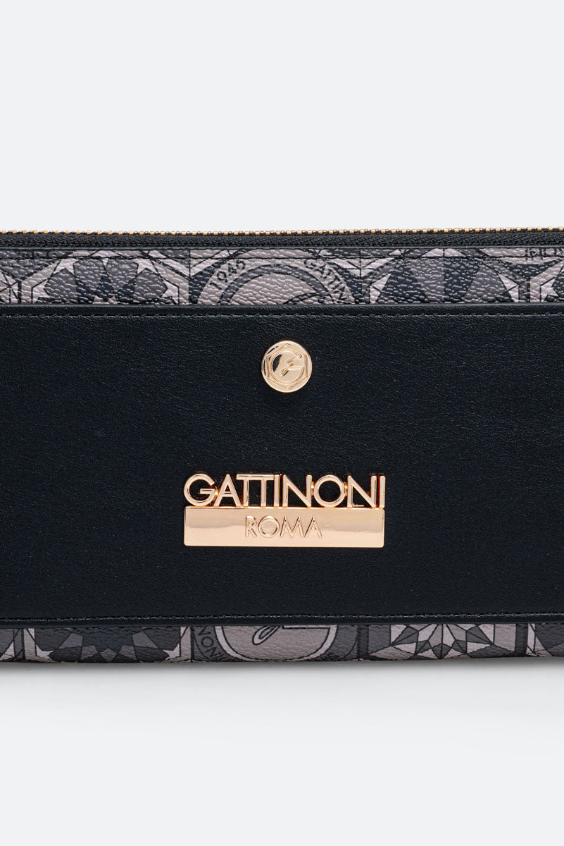 Teodosia Smoke Zip Wallet