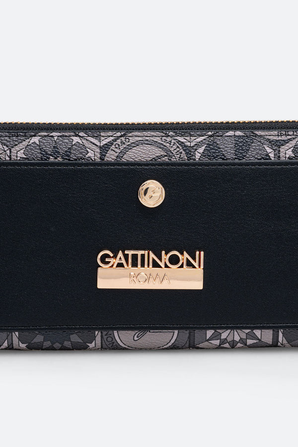 Teodosia Smoke Zip Wallet