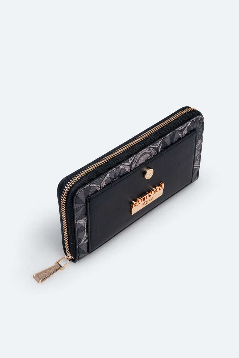 Teodosia Smoke Zip Wallet