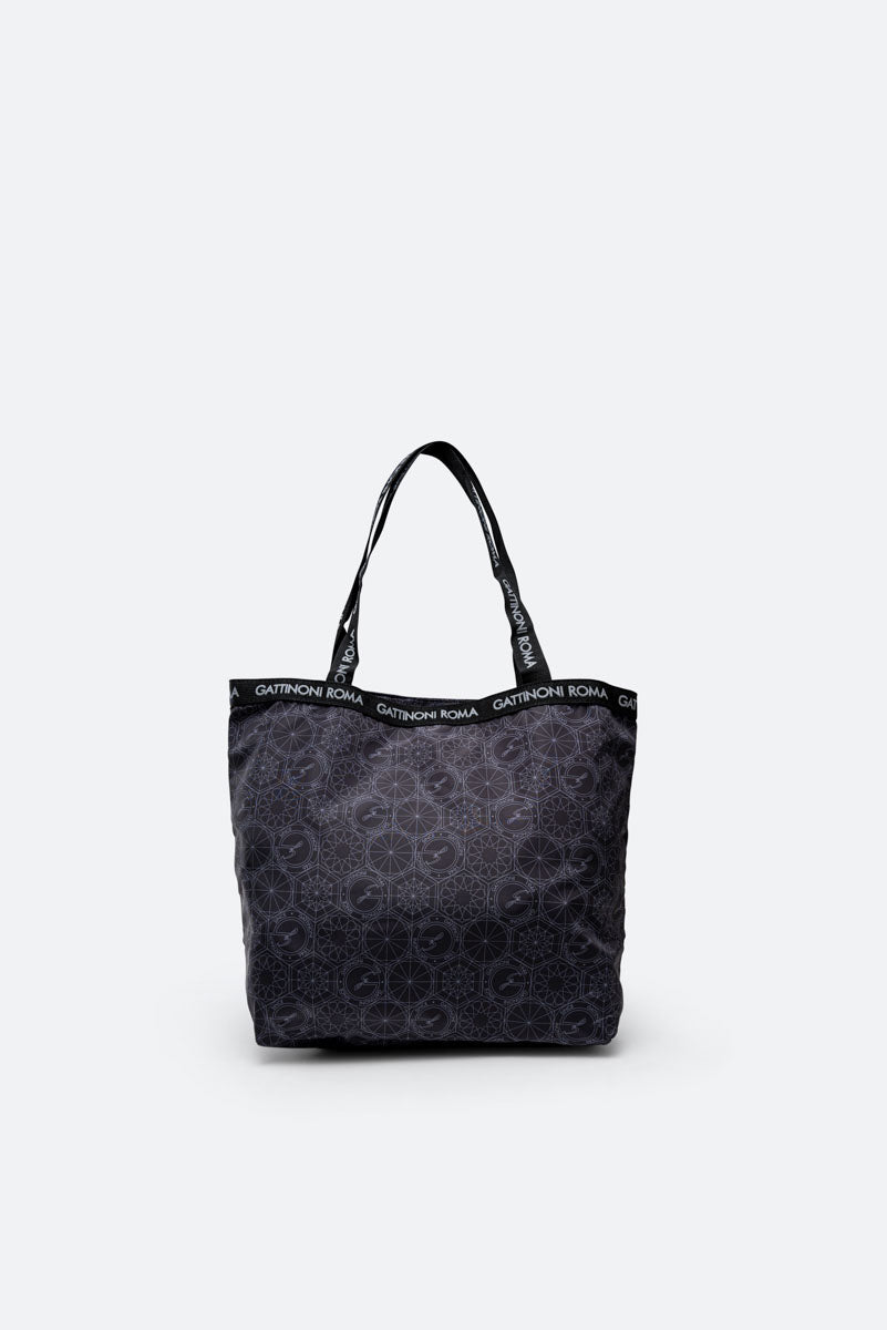 Teodosia EasyChic Black Foldable Shopper