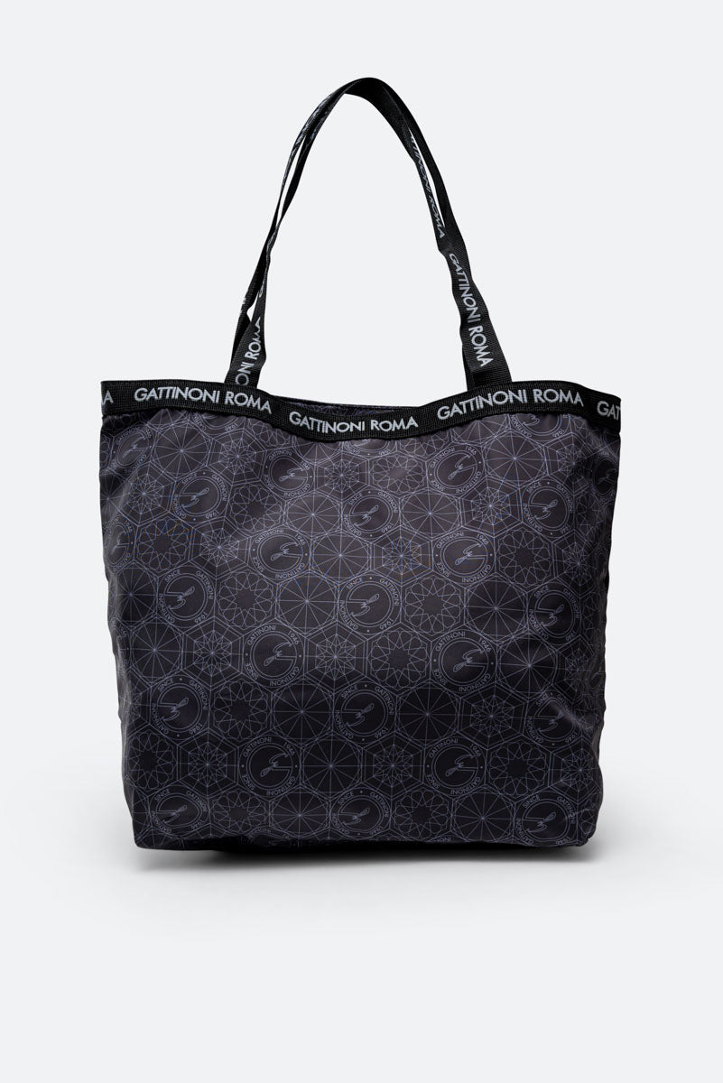 Teodosia EasyChic Black Foldable Shopper