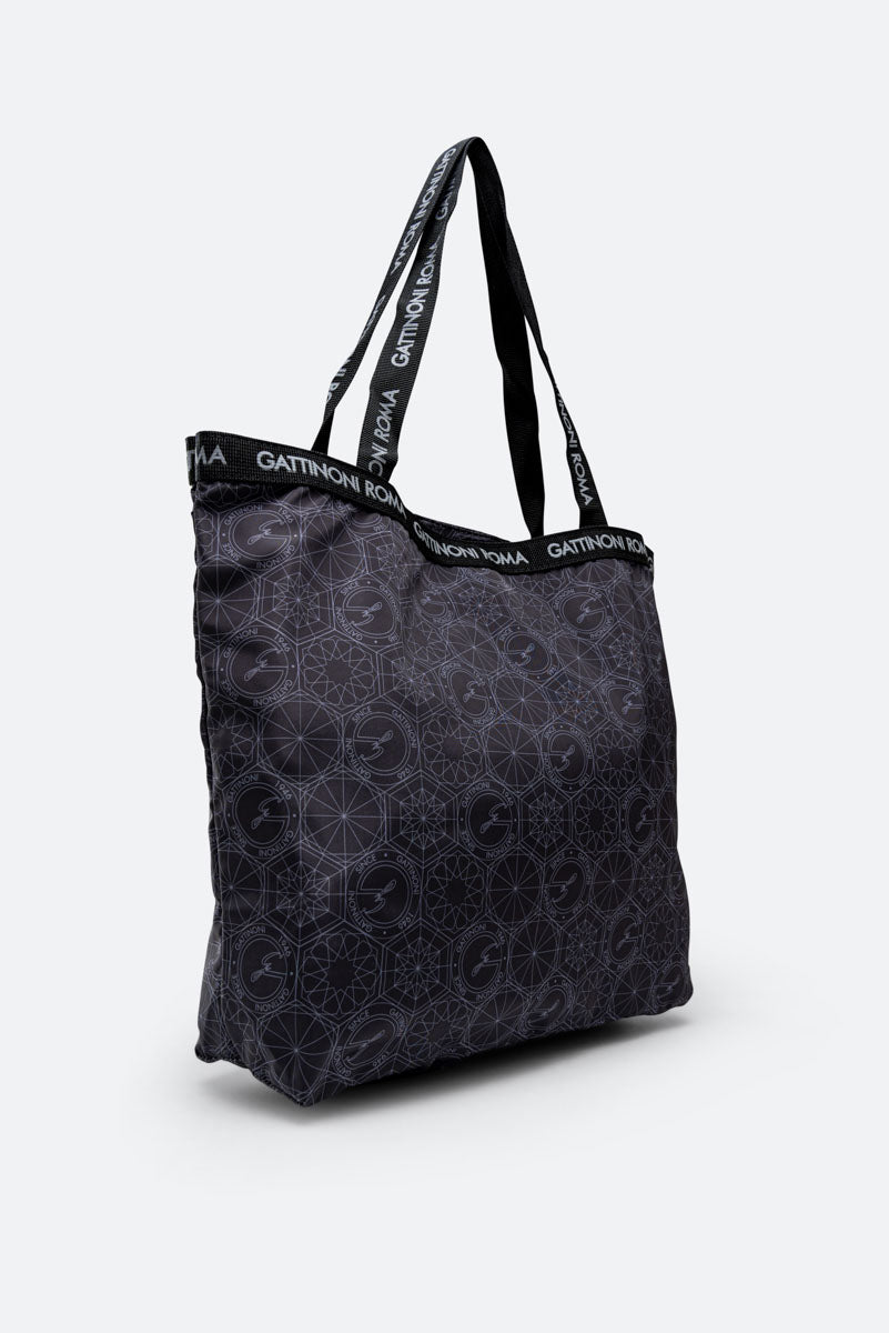 Teodosia EasyChic Black Foldable Shopper