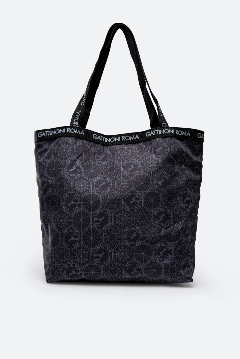 Teodosia EasyChic Black Foldable Shopper