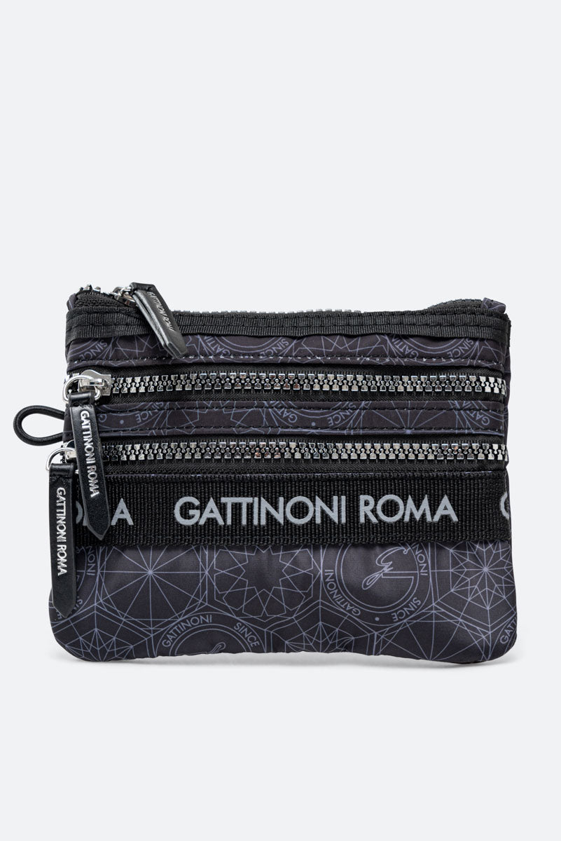 Teod.EasyChic M Flat Beau Nylon/PU Black/Black_Gattinoni