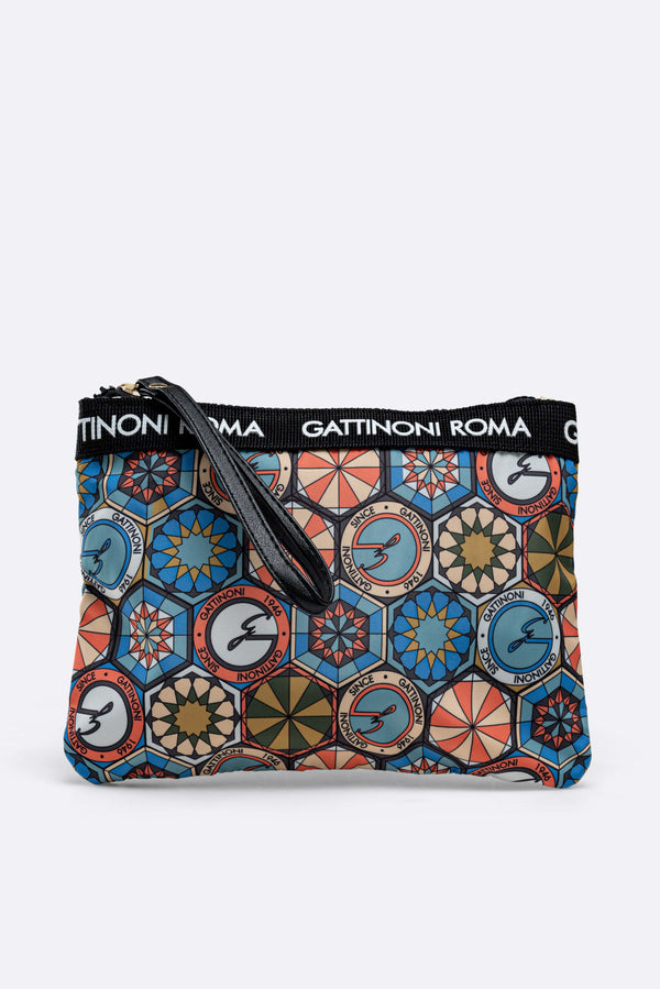 Teod. EasyChic2 in1 Pouch Nylon/PU Multicolor/Black_Gattinoni