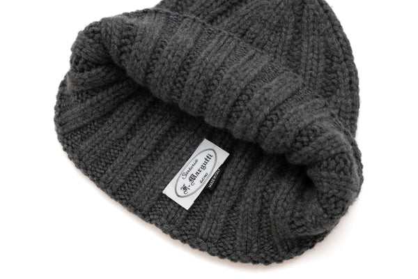 Gorro de cachemira gris