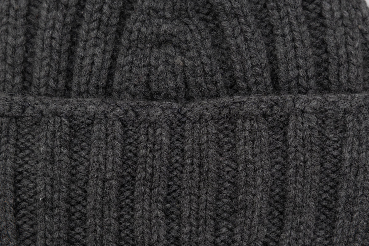 Gray Cashmere Beanie