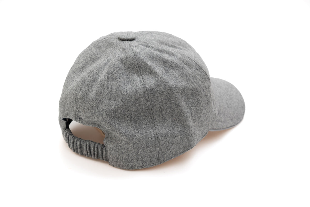 Gray baseball cap