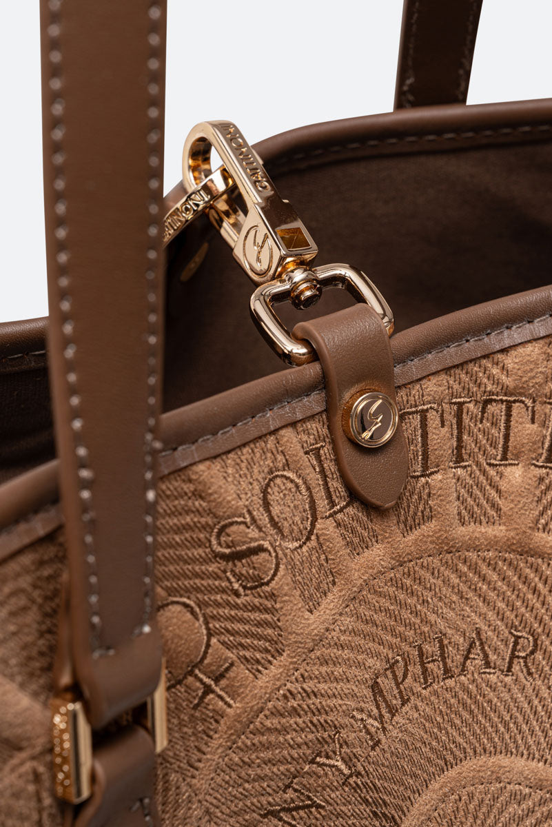 Bolso de hombro Sun Taupe