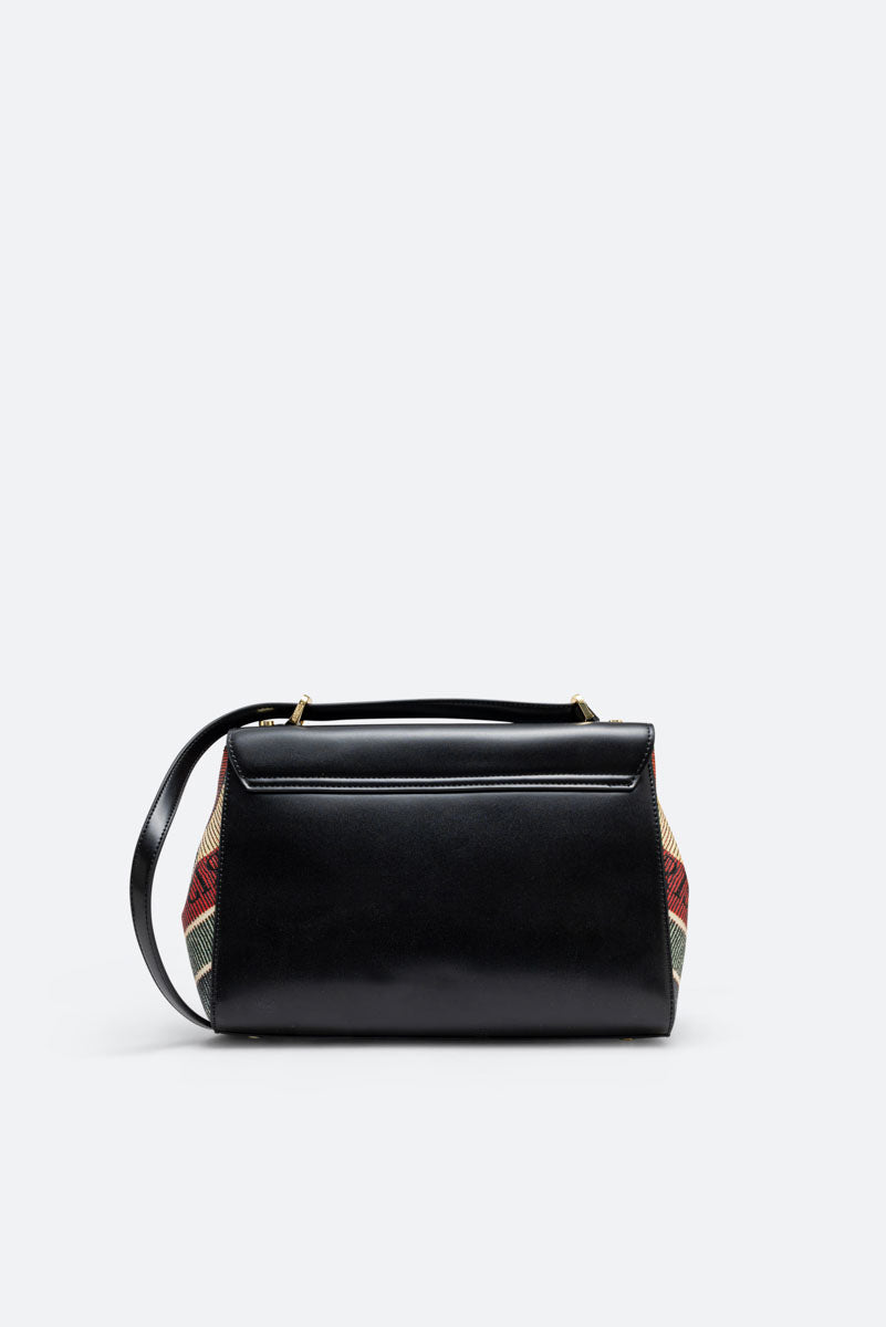 Shoulder bag with Planetarium Classic details