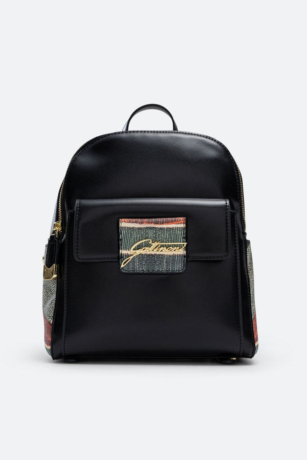 Mochila com Fivela Escovada e Detalhes Clássicos do Planetarium