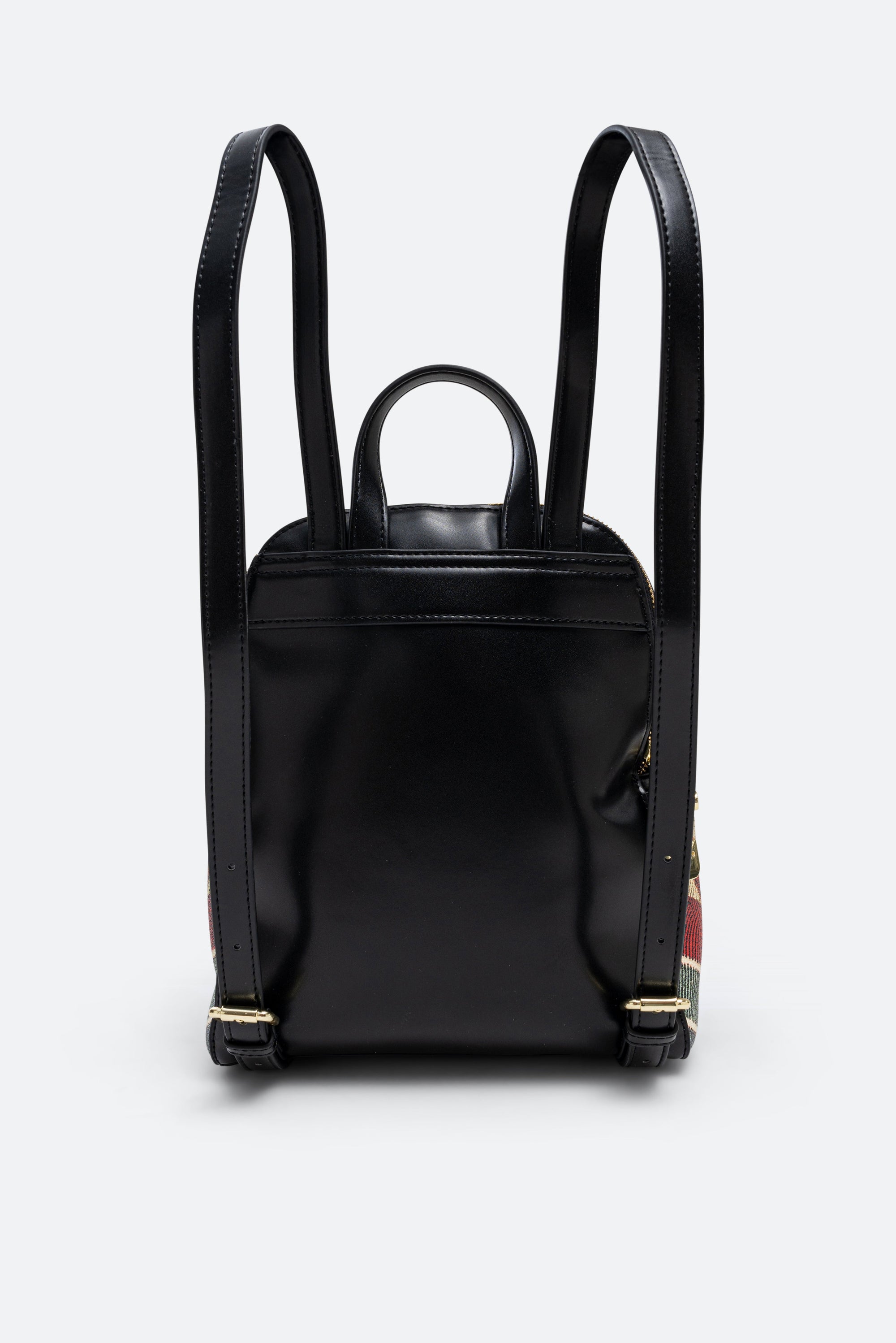 Buckle Brushed Black Backpack