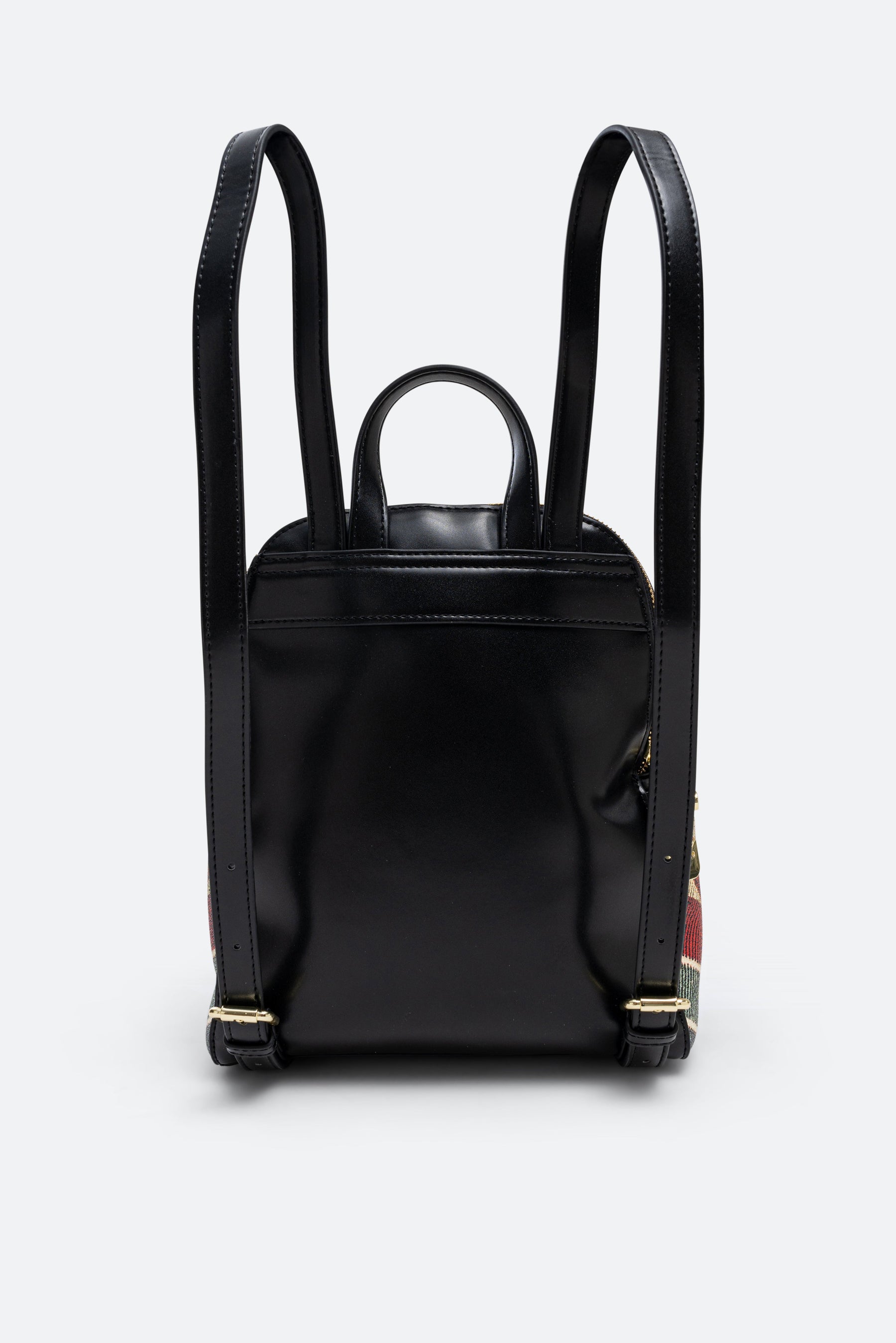 Buckle Brushed Black Backpack