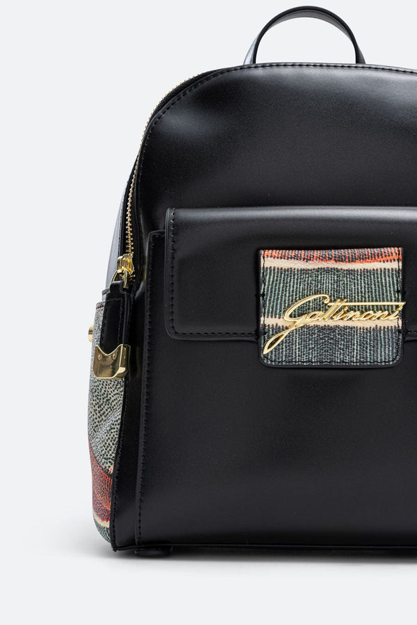 Brushed Buckle Backpack with Planetarium Classic Details