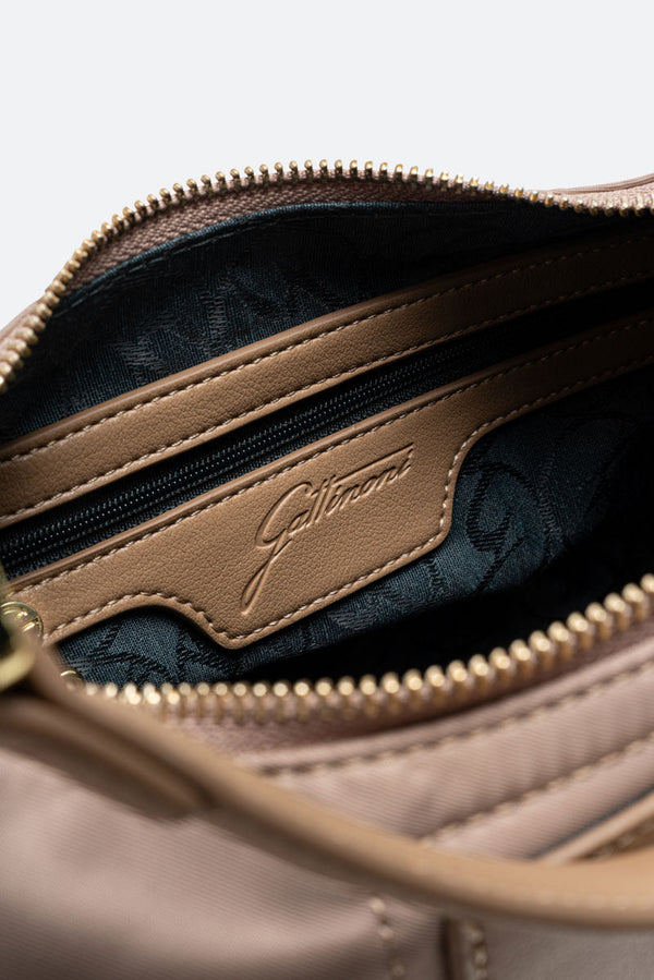 Beige Nylon Hobo Colorsoul Tas