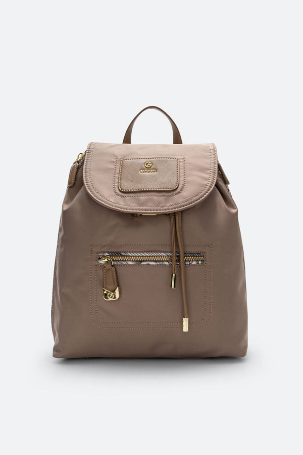 Colorsoul Backpack Polyester/PU Beige/Planet.Watercolor