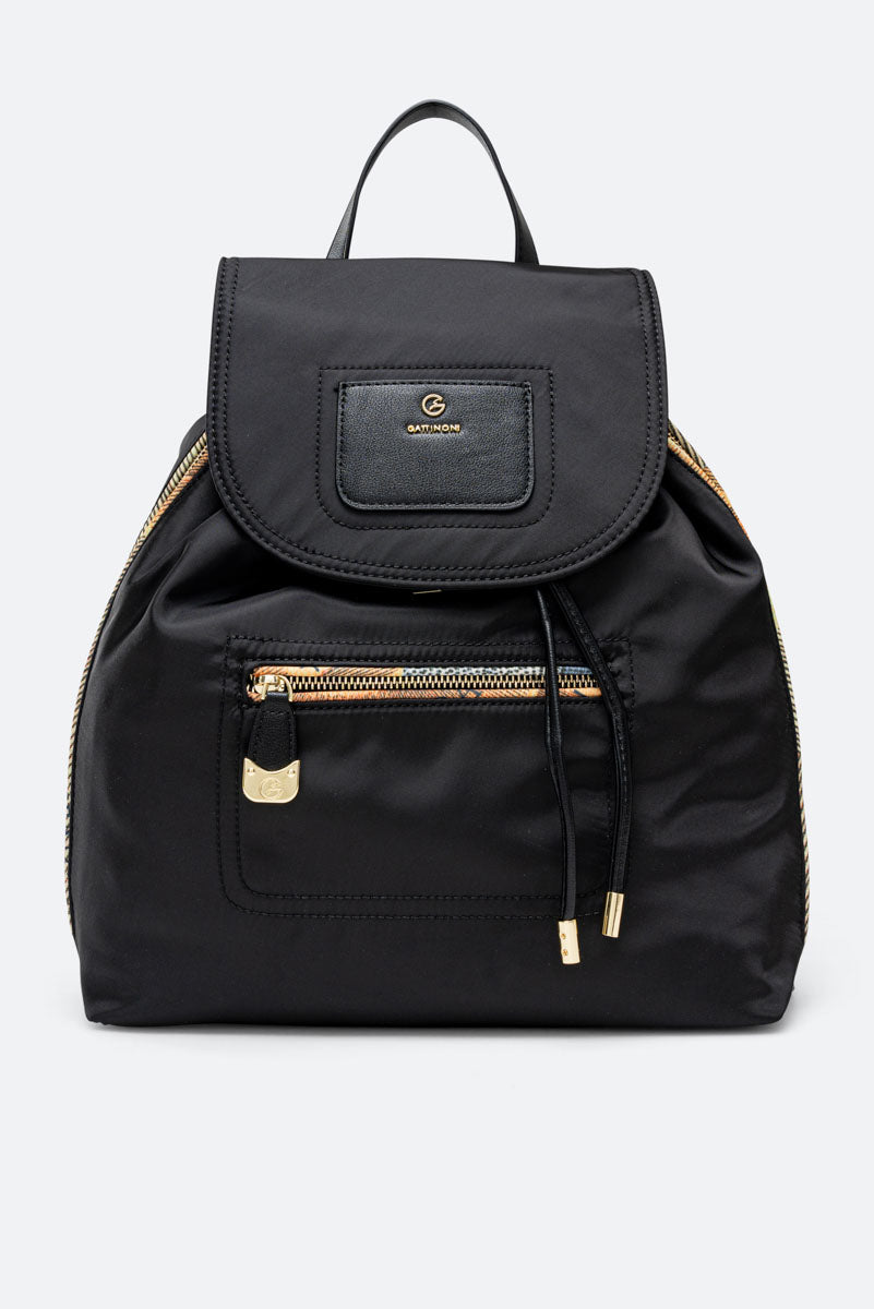 Colorsoul Backpack Polyester/PU Black/Classic Planetarium_Gattinoni