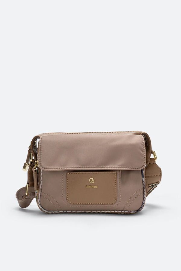 Colorsoul Crossbody Polyester/PU Beige/Planet.Watercolor