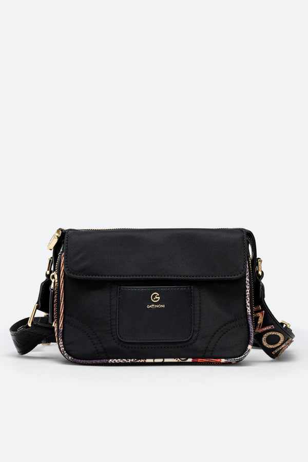 Black nylon colorsoul shoulder strap