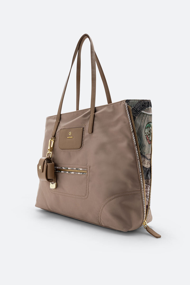 Colorsoul Watercolor Large Shopping Bag