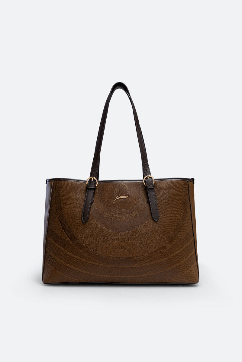 Large Shopping Planetarium Engrave Brown