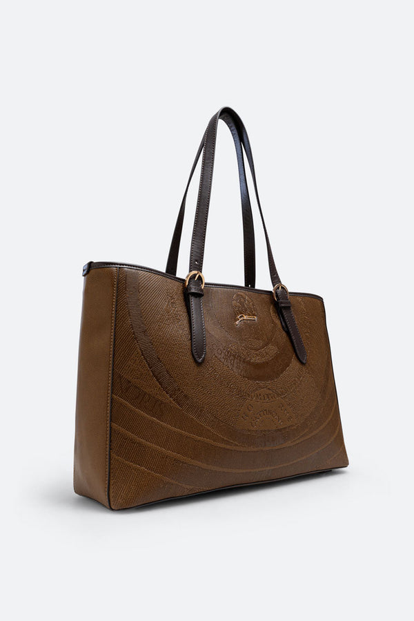 Large Shopping Planetarium Engrave Brown