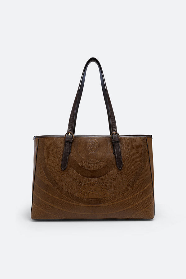 Large Shopping Planetarium Engrave Brown