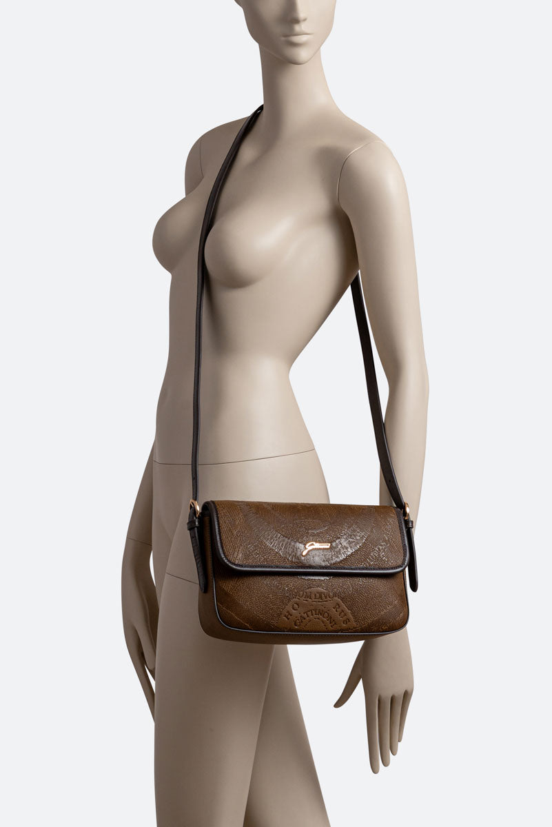 Planetarium Gegraveerde Bruine Flaptas