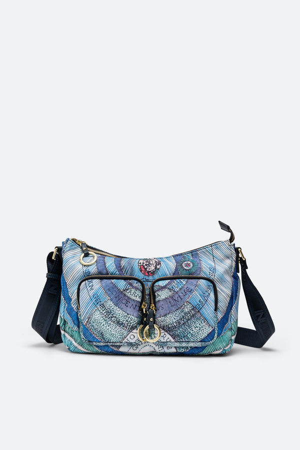Maya Shoulder Bag Aquamarine-Blue