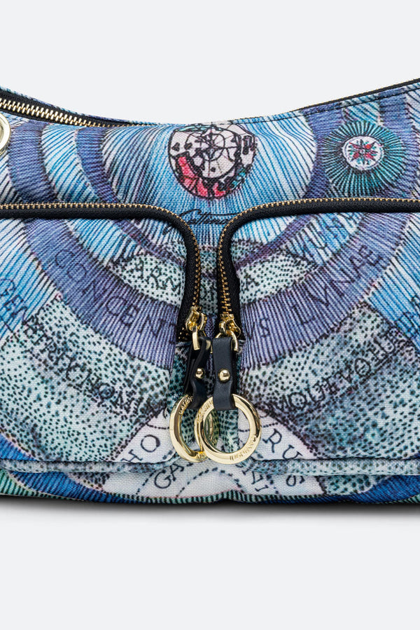 Maya Shoulder Bag Aquamarine-Blue