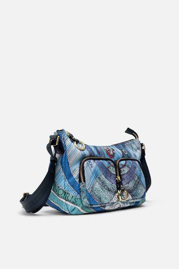 Maya Shoulder Bag Aquamarine-Blue