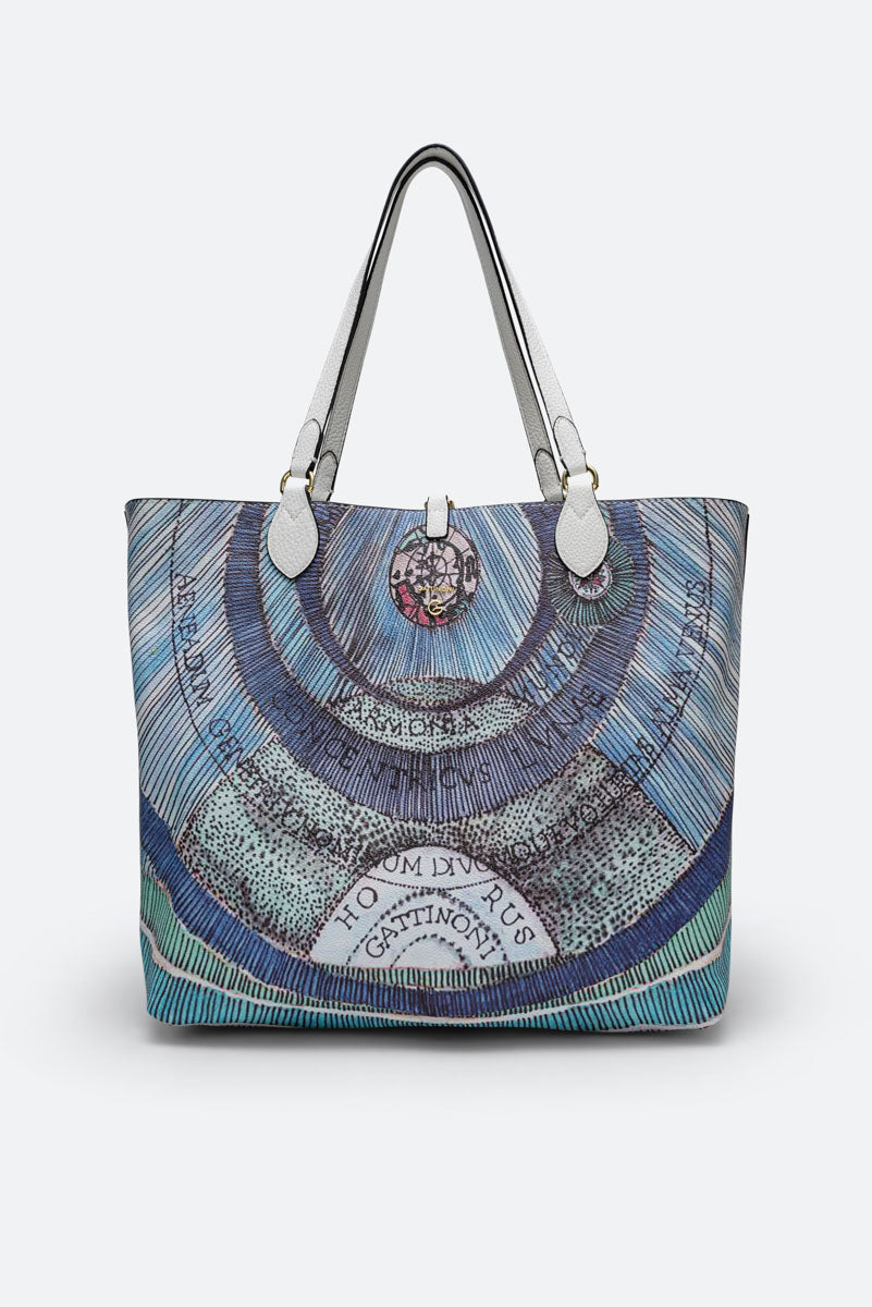 Reversible Bianca and Planetarium Aquamarine Large