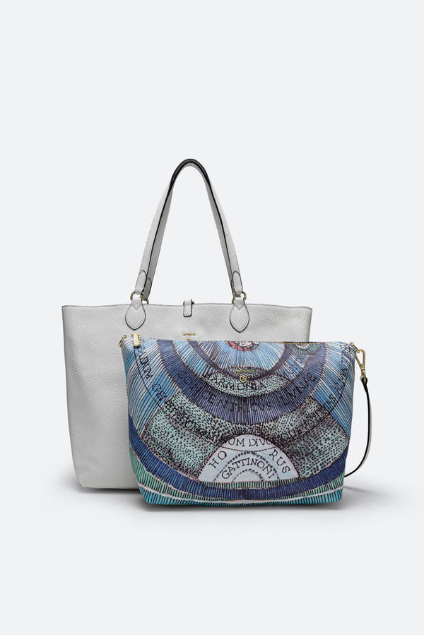 Reversible Bianca and Planetarium Aquamarine Large