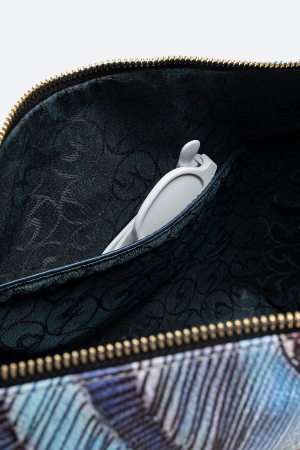 Reversible Navy and Planetarium Aquamarine Large