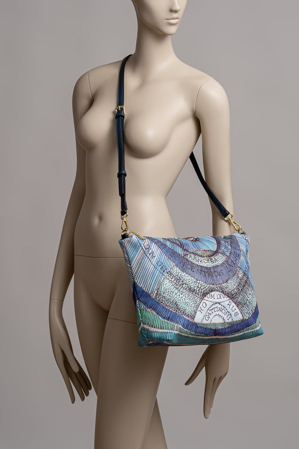 Reversible Navy and Planetarium Aquamarine Large