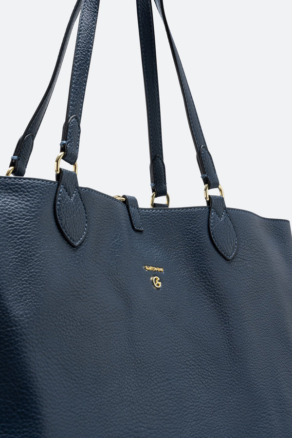 Reversible Navy and Planetarium Aquamarine Large