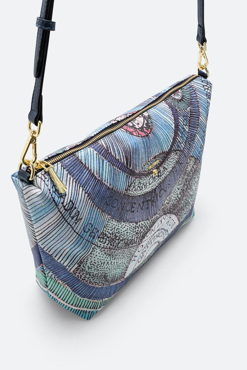 Reversible Navy and Planetarium Aquamarine Large