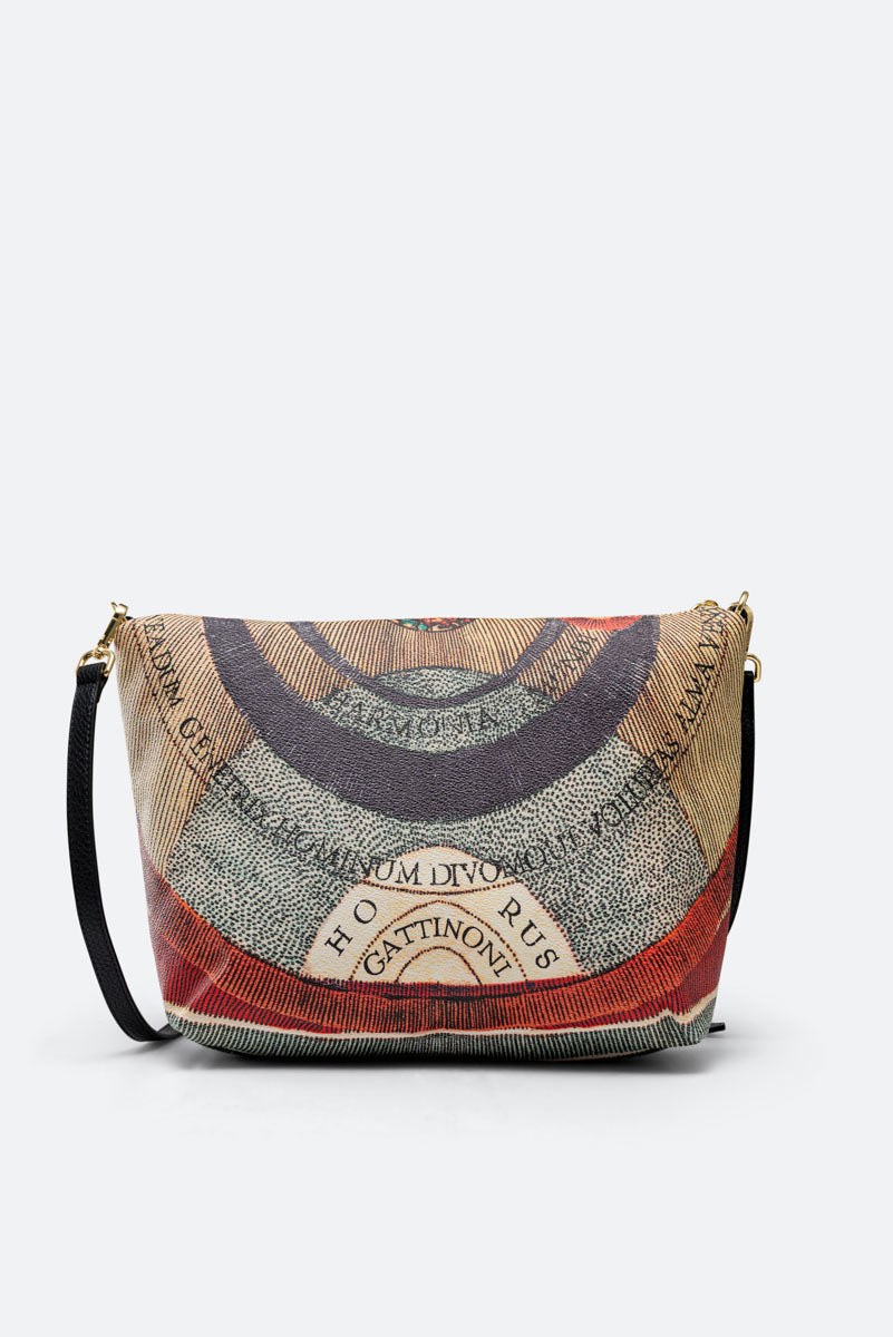Bolsa de Ombro Reversível Planetarium Preta