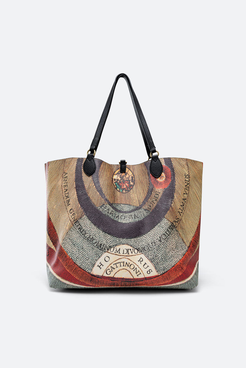 Planetarijska reverzibilna torba za rame crna