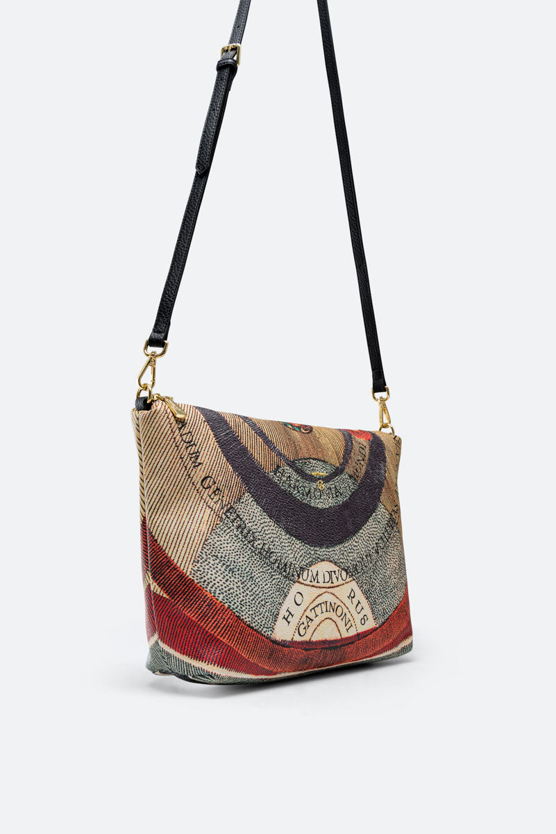 Bolsa de Ombro Reversível Planetarium Preta