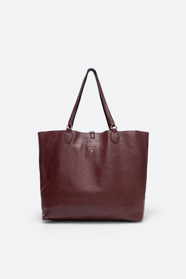 Planetarium Reversible Shoulder Bag in Wine